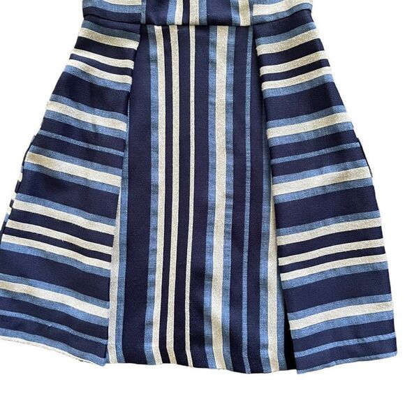 BCBGeneration Striped Dress Blue White Size 0 - Picture 4 of 7